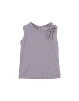 OLIVE TOPWEAR Sleeveless t-shirts GIRLS on YOOX.COM