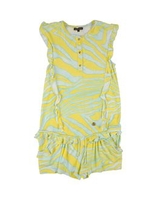 ROBERTO CAVALLI ANGELS DUNGAREES Short dungarees GIRLS on YOOX.COM