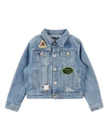 ROBERTO CAVALLI DEVILS DENIM Denim outerwear BOYS on YOOX.COM