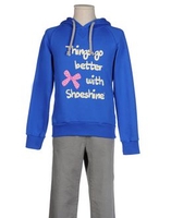 SHOESHINE FLEECEWEAR Hooded sweatshirts GIRLS on YOOX.COM