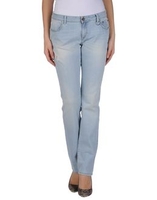 SIVIGLIA WHITE DENIM Denim trousers WOMEN on YOOX.COM