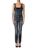S.O.S BY ORZA STUDIO DENIM Denim dungarees WOMEN on YOOX.COM