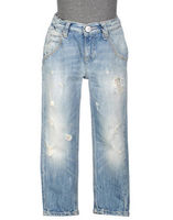 TAKE-TWO TEEN DENIM Denim trousers GIRLS on YOOX.COM