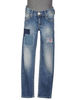 TAKE-TWO TEEN DENIM Denim trousers GIRLS on YOOX.COM