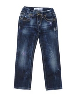 TAKE-TWO TEEN DENIM Denim trousers GIRLS on YOOX.COM