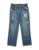 TO BE TOO DENIM Denim trousers GIRLS on YOOX.COM