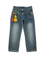 TO BE TOO DENIM Denim trousers GIRLS on YOOX.COM