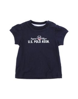 U.S.POLO ASSN. TOPWEAR Short sleeve t-shirts GIRLS on YOOX.COM