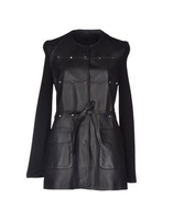 VALENTINO LEATHERWEAR Leather outerwear WOMEN on YOOX.COM