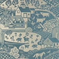Farrow & Ball Gable Blue Wallpaper 54-08