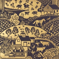 Farrow & Ball Gable Dark Wallpaper 54-09