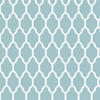 Farrow & Ball Tessella Blue Wallpaper 36-05