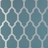 Farrow & Ball Tessella Blue Wallpaper 36-14