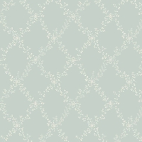 Farrow & Ball Toile Trellis Blue Wallpaper 6-69
