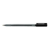 Elite Ball Pen Fine 0.5 mm Tip 0.25mm Line Black Pack 20