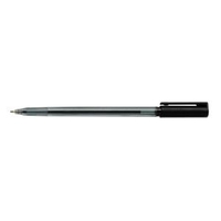 Elite Ball Pen Fine 0.5 mm Tip 0.25mm Line Black Pack 20