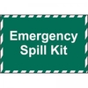 Emergency Spill Kit’ Sign; Non Adhesive Rigid 1mm PVC Board