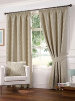 Laurel Ready Made Lined Curtains Blue