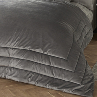 Laurence Llewelyn Bowen Chic Bedspread 150cm x 220cm Slate