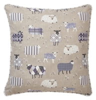 Lavender Baa Baa Filled Cushion