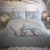 Lazy Bear Bedding Set Aqua