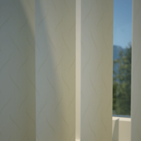 Lily Vertical Blind Calico