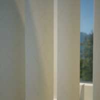 Lily Vertical Blind Ivory