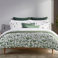 Christy Leaf Fronds Duvet Set Single
