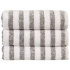 Christy Soho Stripe Towels Granite Bath Sheet