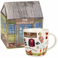 Churchill China Queens The Footballer Gift Boxed Mug