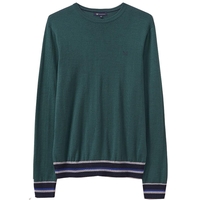 Crew Clothing Beane Crew Neck Jumper Racing Green Small