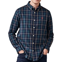 Crew Clothing Blackwatch Classic Shirt Navy/Green/Yellow XXL