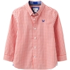 Crew Clothing Boys Long Sleeve Gingham Shirt Red 4-5