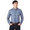 Crew Clothing Brendan Oxford Shirt Blue Shadow / Indian Ink XXL