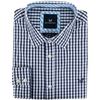 Crew Clothing Classic Gingham Shirt Heritage Navy Large