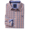 Crew Clothing Classic Gingham Shirt Highseas/Rosewood Large