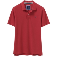 Crew Clothing Classic Pique Polo Shirt Crimson XL