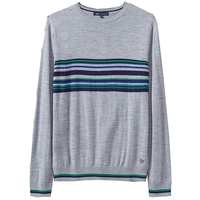 Crew Clothing Crake Crew Neck Jumper Mid Grey Marl XL