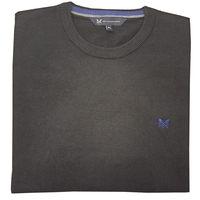 Crew Clothing Foxley Crew Neck Jumper Black XXL
