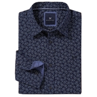 Crew Clothing Rivington Slim Shirt Heritage Navy XL
