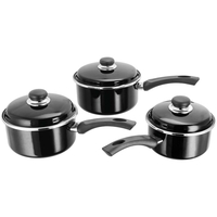 judge Induction 3 Piece Non-Stick Saucepan Set