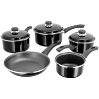 judge Induction 5 Piece Non-Stick Saucepan Set