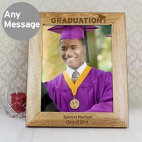 10x8 Graduation Wooden Photo Frame