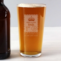 1st Class Pint Glass