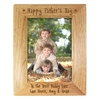 5x7 Happy Fathers Day Wooden Photo Frame
