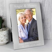 6x4 Silver Photo Frame