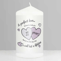 A Perfect Love Anniversary Candle