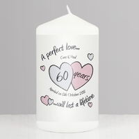A Perfect Love Diamond Anniversary Candle