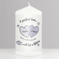 A Perfect Love Wedding Candle