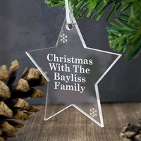 Acrylic Star Decoration